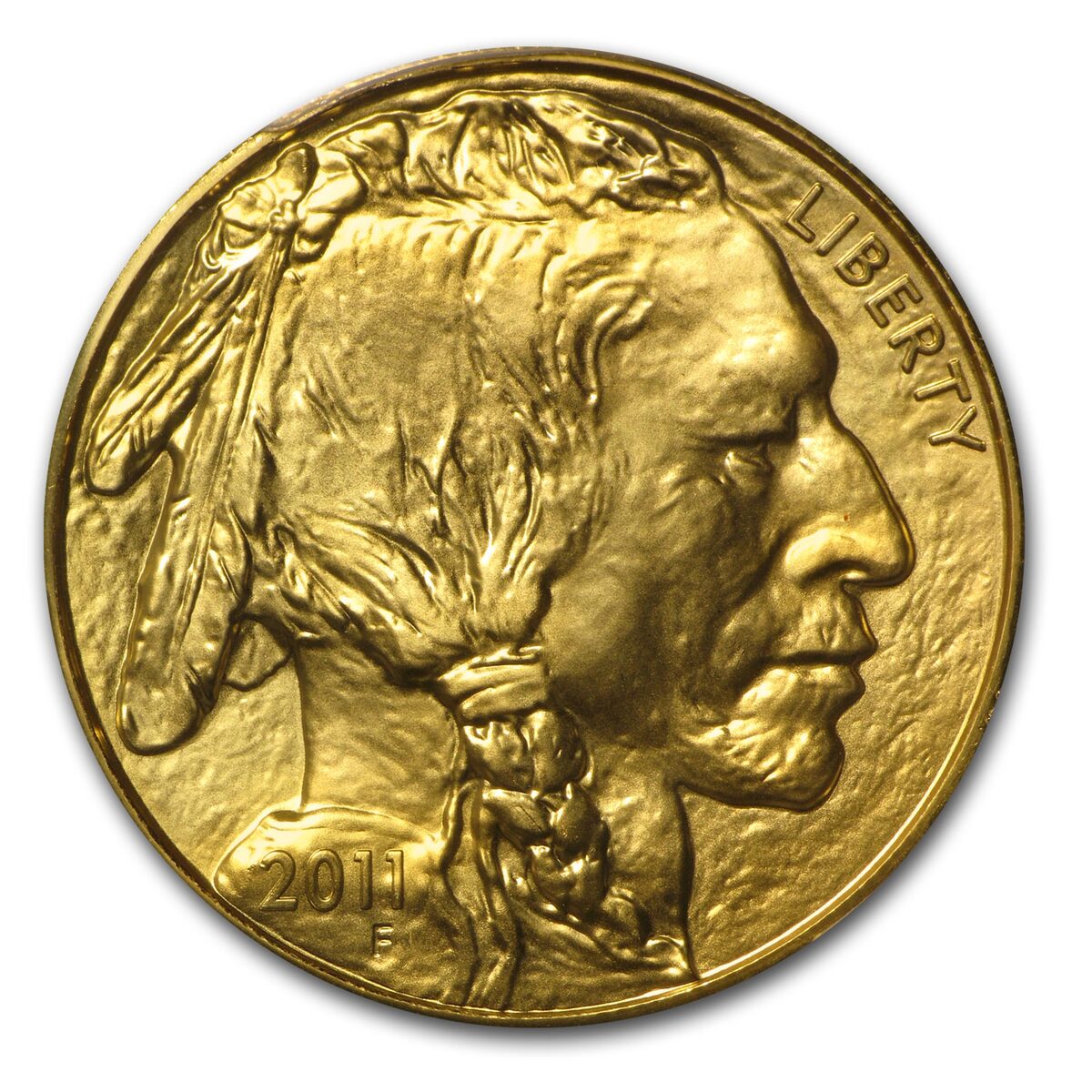 2011 1 oz Gold Buffalo MS-70 PCGS (Black Diamond)