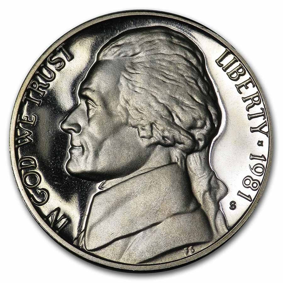1981-S Jefferson Nickel Type-II Gem Proof