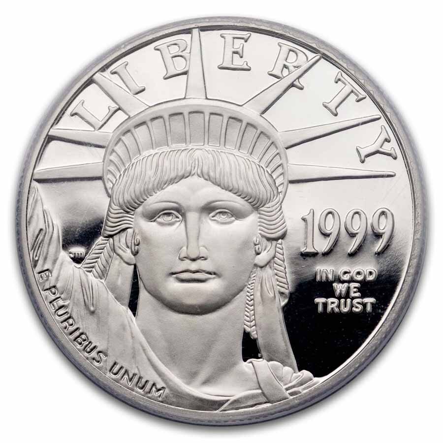 1999-W 1 oz Proof American Platinum Eagle PR-70 PCGS
