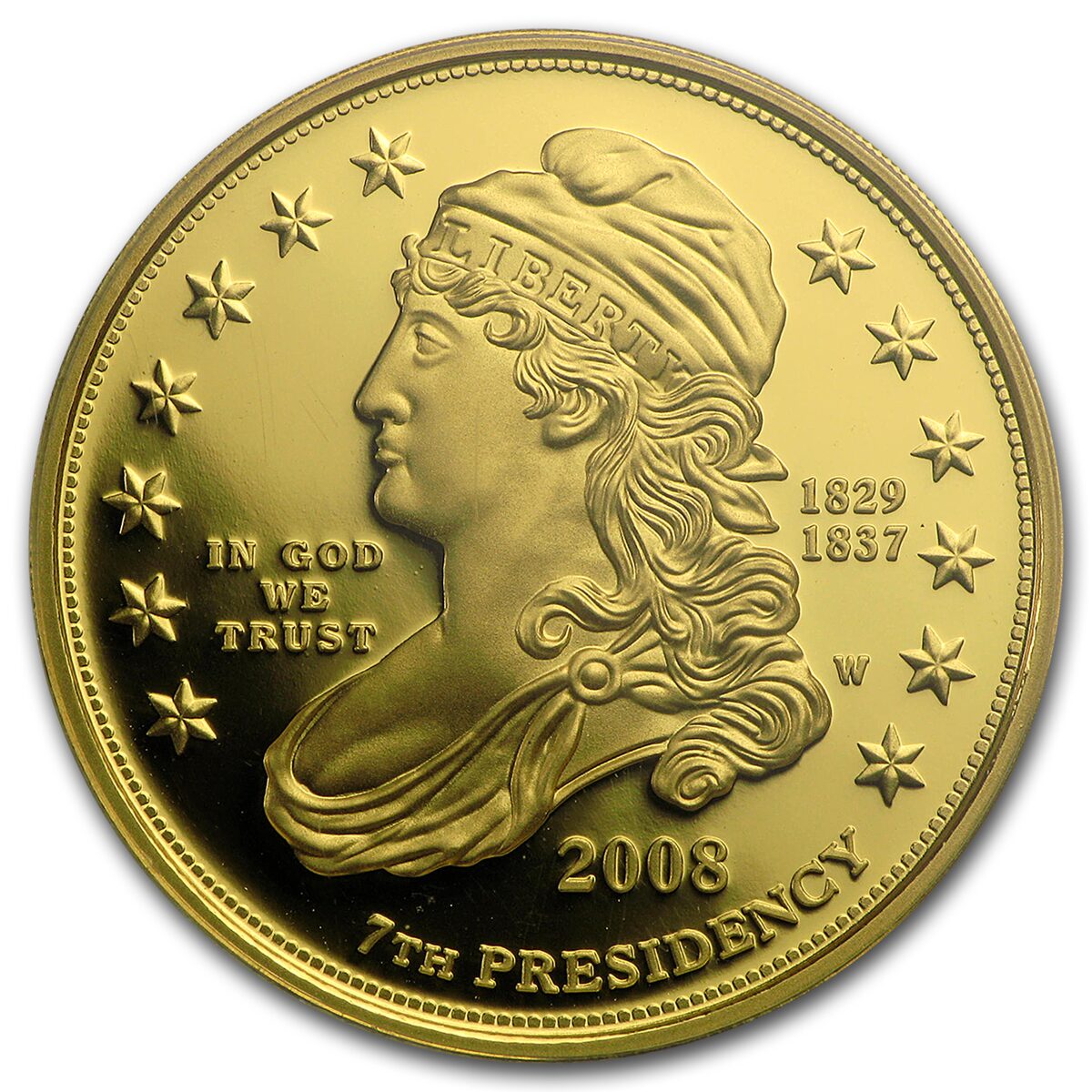 2008-W 1/2 oz Proof Gold Jackson's Liberty PR-69 PCGS