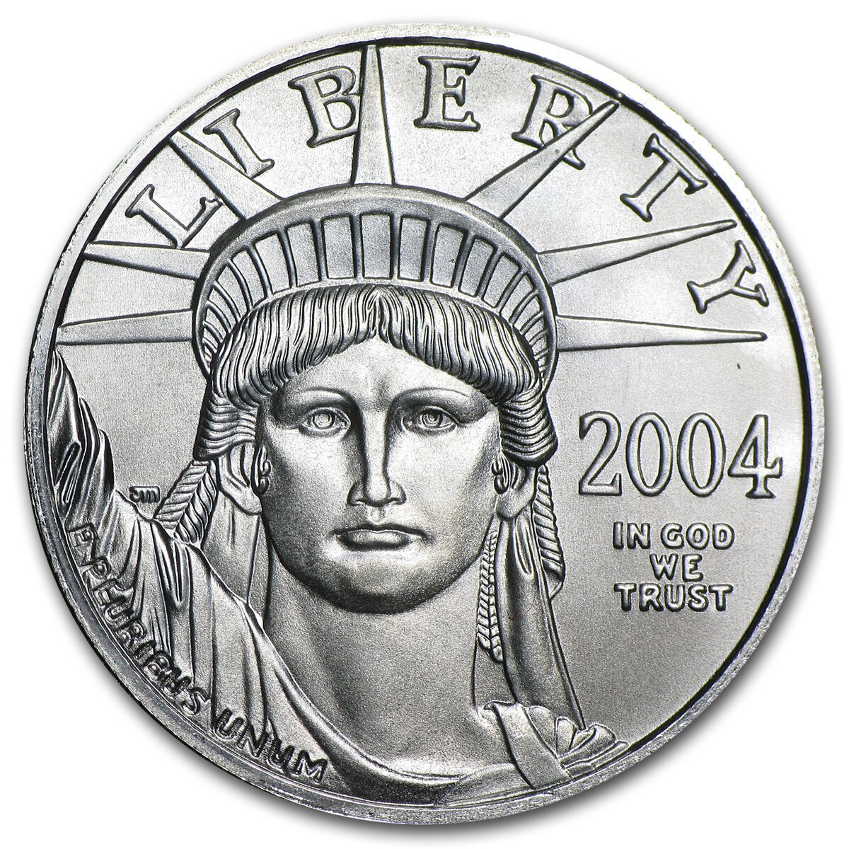 2004 1/2 oz American Platinum Eagle BU