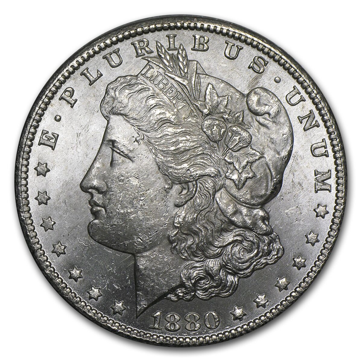 1880-CC Morgan Dollar Rev of 78 BU