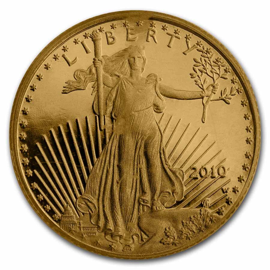 2010-W 1/10 oz Proof American Gold Eagle PR-70 DCAM PCGS
