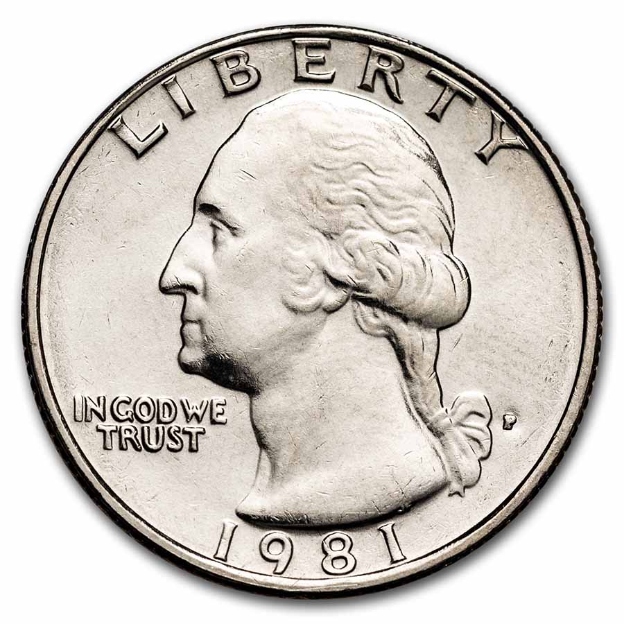 1981-P Washington Quarter BU