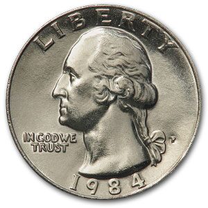 1984-P Washington Quarter BU