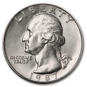 1987-D Washington Quarter BU