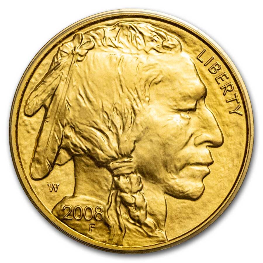 2008-W 1/4 oz Gold Buffalo SP/MS-70 PCGS
