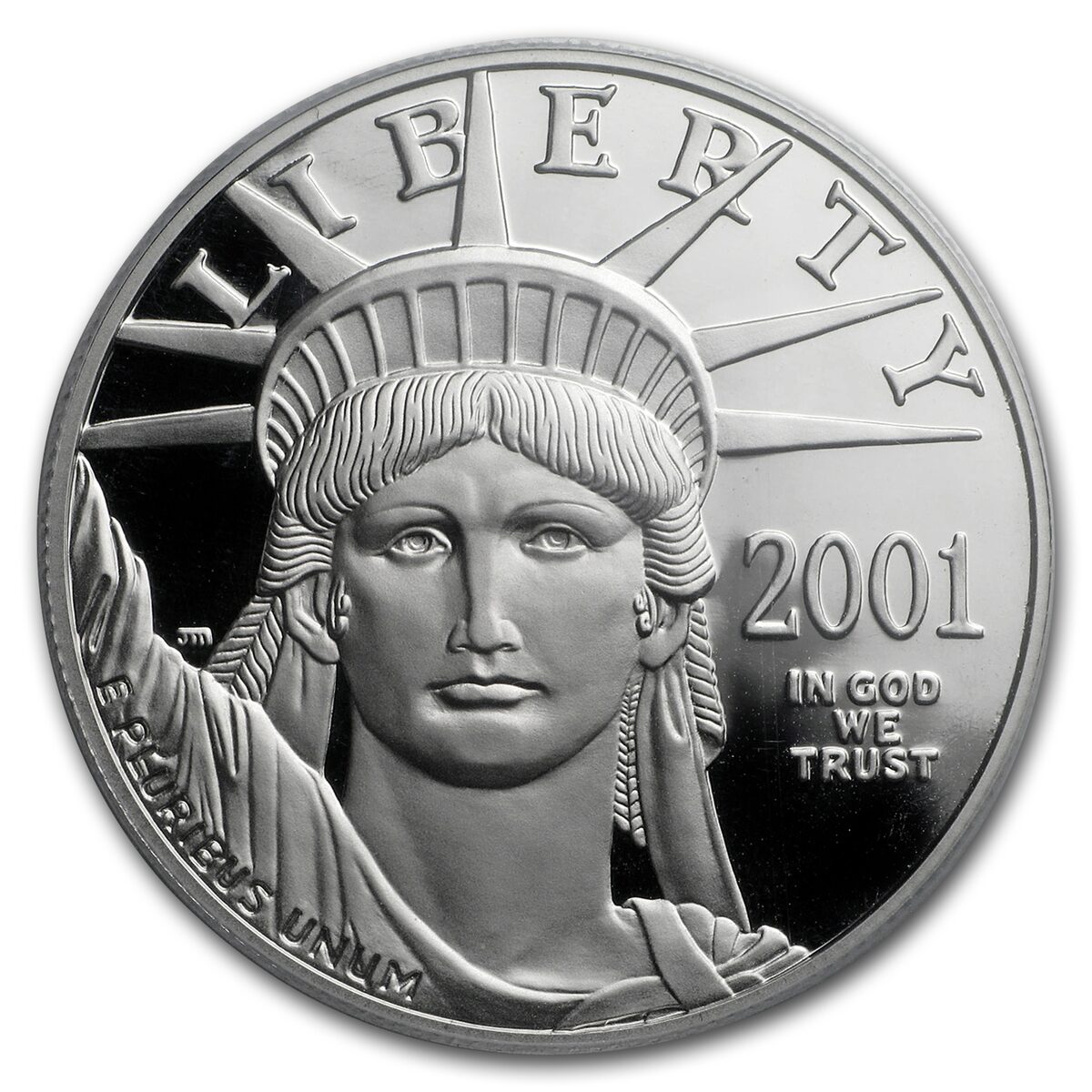 2001-W 1 oz Proof American Platinum Eagle PR-70 PCGS