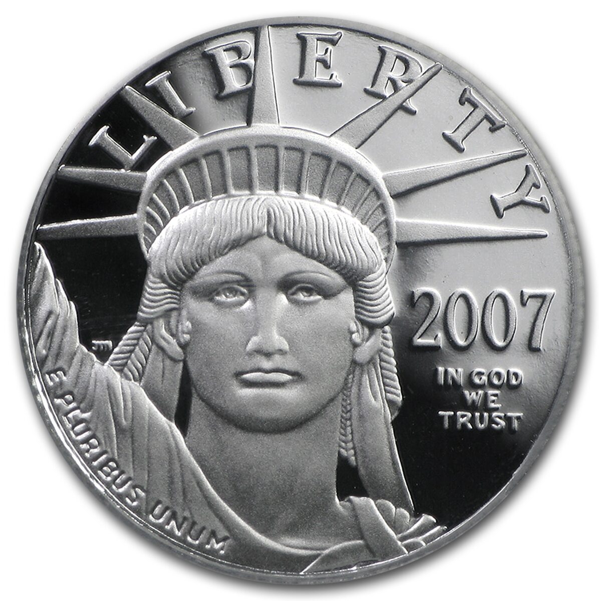 2007-W 1/10 oz Proof American Platinum Eagle PR-70 PCGS