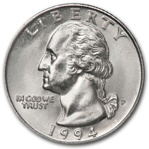 1994-P Washington Quarter BU