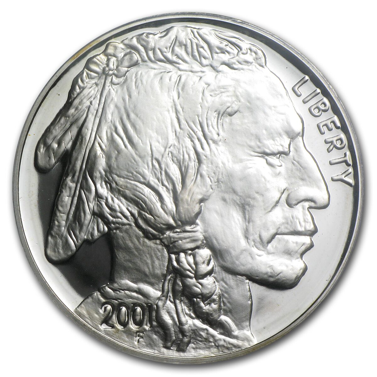 2001-P Buffalo $1 Silver Commem PR-69 PCGS (Black Diamond)