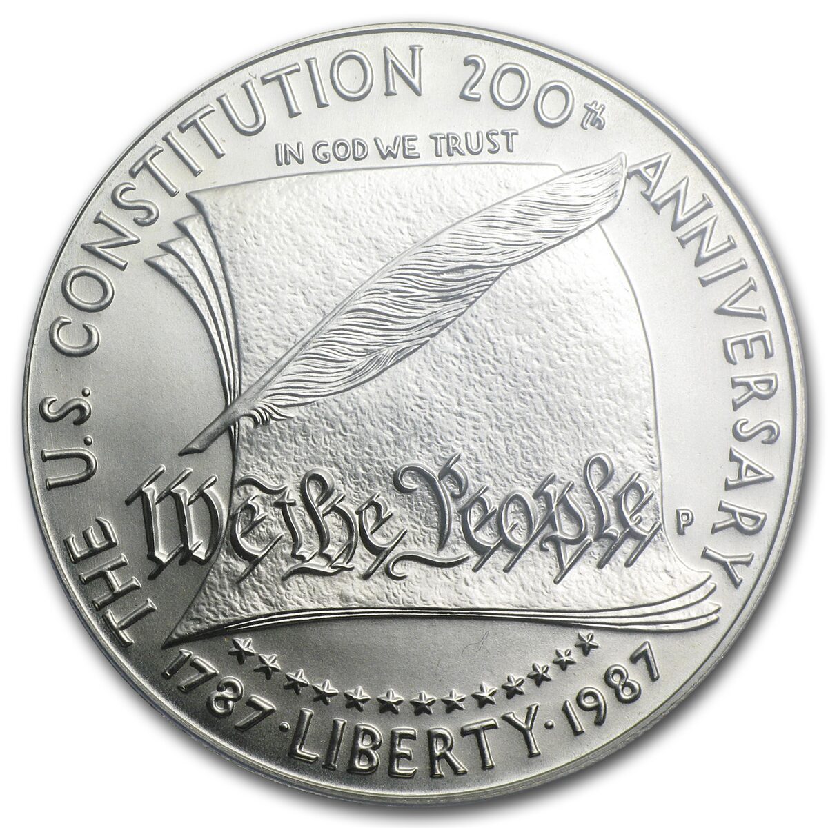 1987-P Constitution $1 Silver Commem MS-70 PCGS