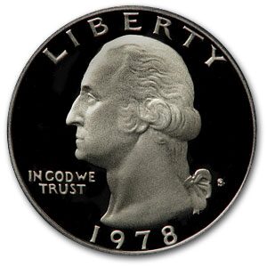 1978-S Washington Quarter Gem Proof