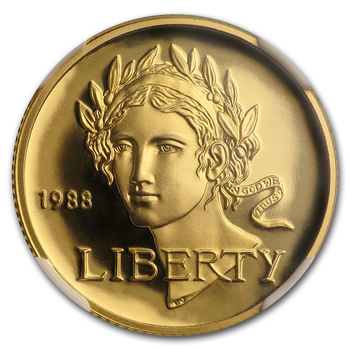1988-W Gold $5 Olympic Commem PF-70 NGC