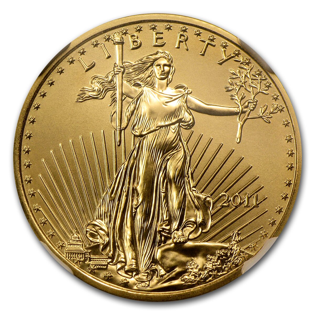 2011 1/4 oz American Gold Eagle MS-70 NGC (Early Releases)