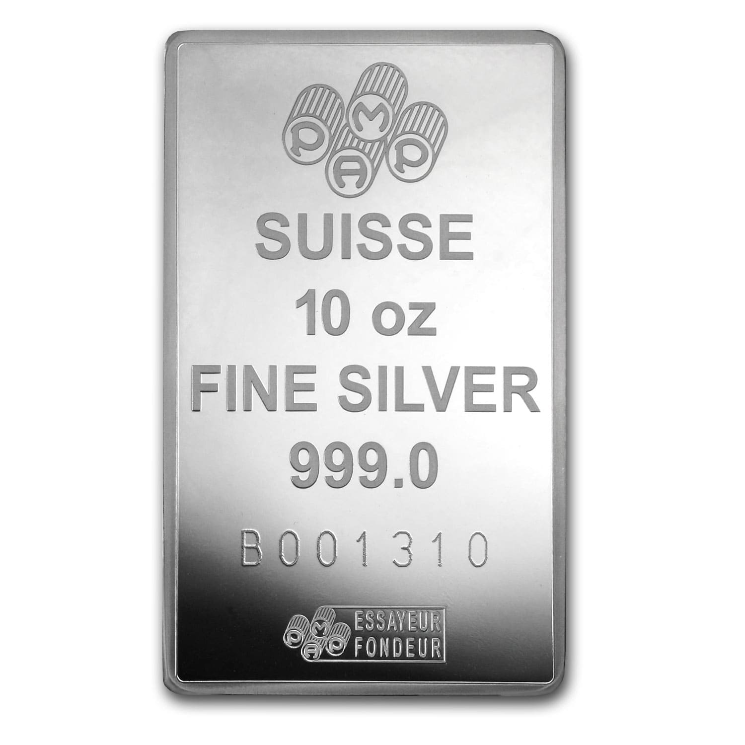10 oz Silver Bar - PAMP Suisse (Fortuna, In Capsule w/Assay)