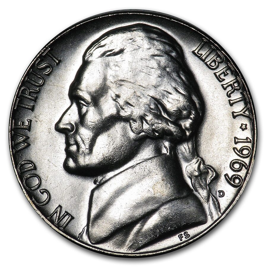 1969-D Jefferson Nickel BU