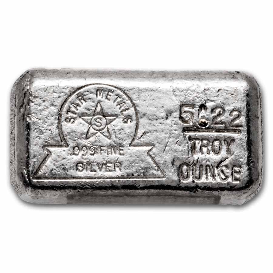 5.22 oz Silver Bar - Star Metals