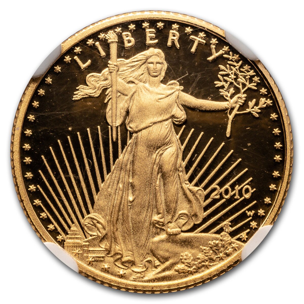 2010-W 1/10 oz Proof American Gold Eagle PF-70 UCAM NGC