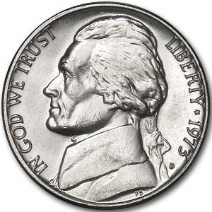 1973-D Jefferson Nickel BU