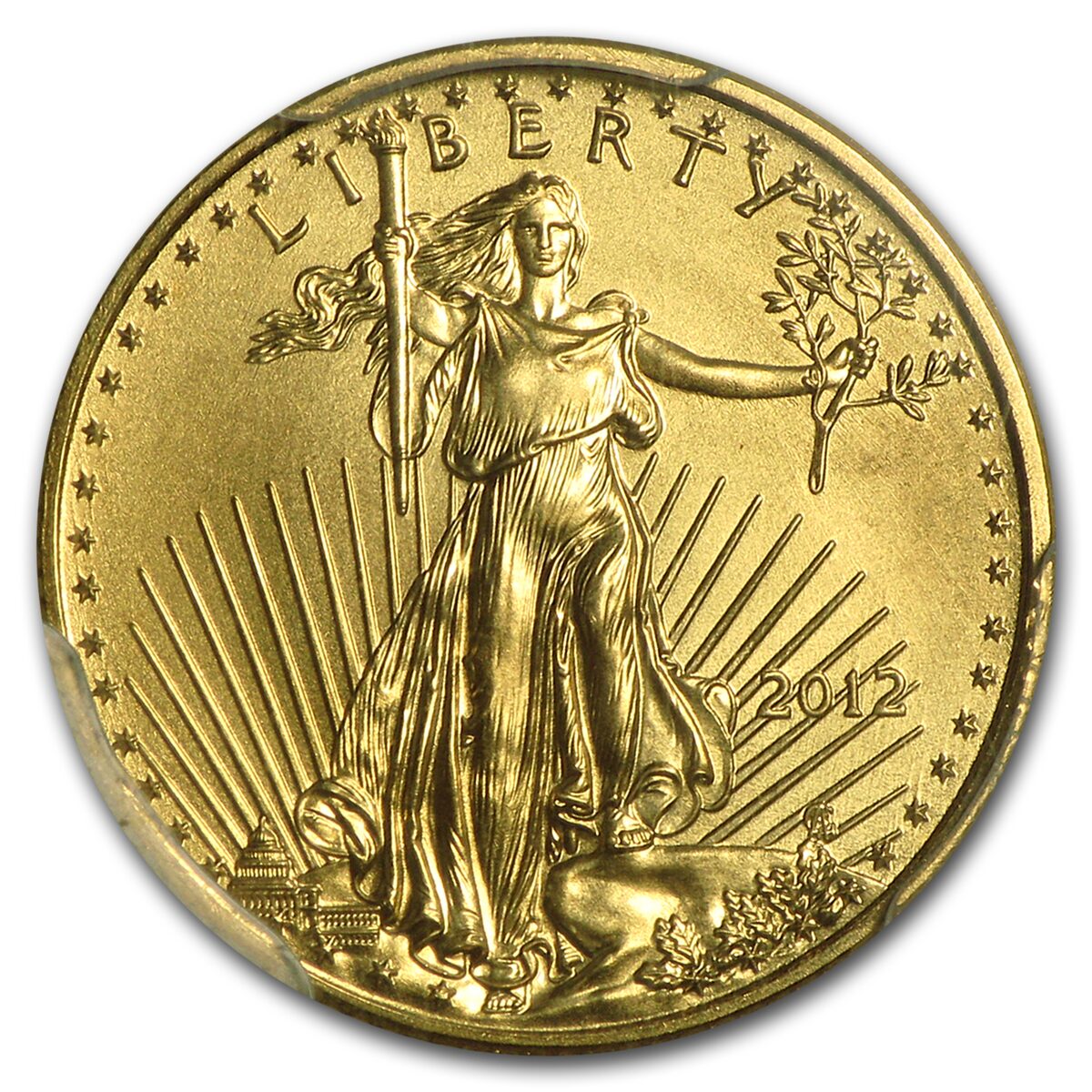 2012 1/10 oz American Gold Eagle MS-70 PCGS (FS)