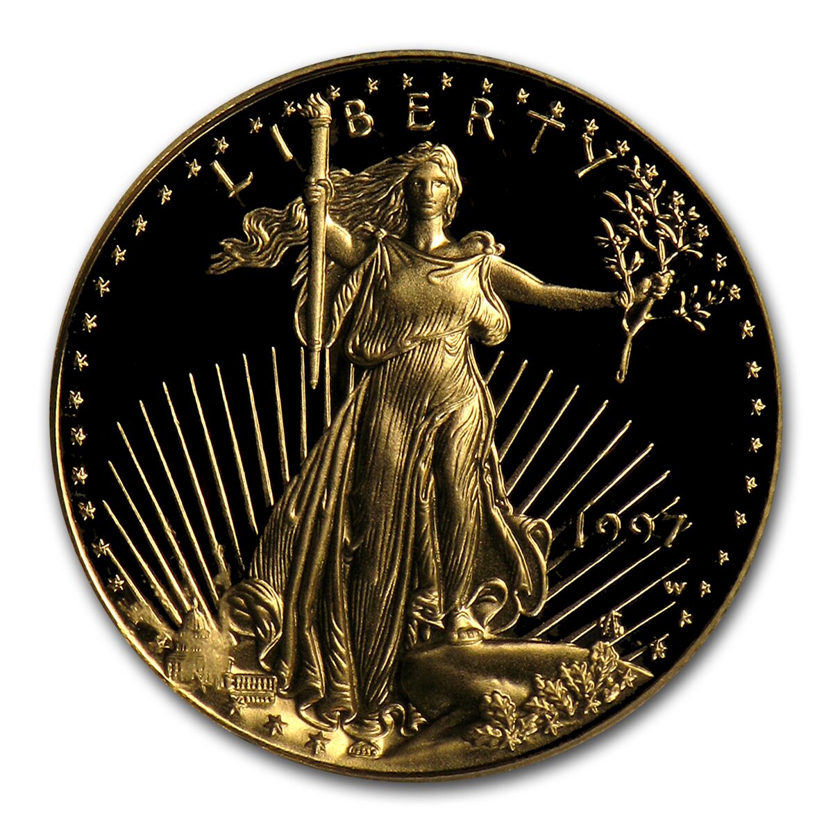 1997-W 1/10 oz Proof American Gold Eagle PR-70 PCGS