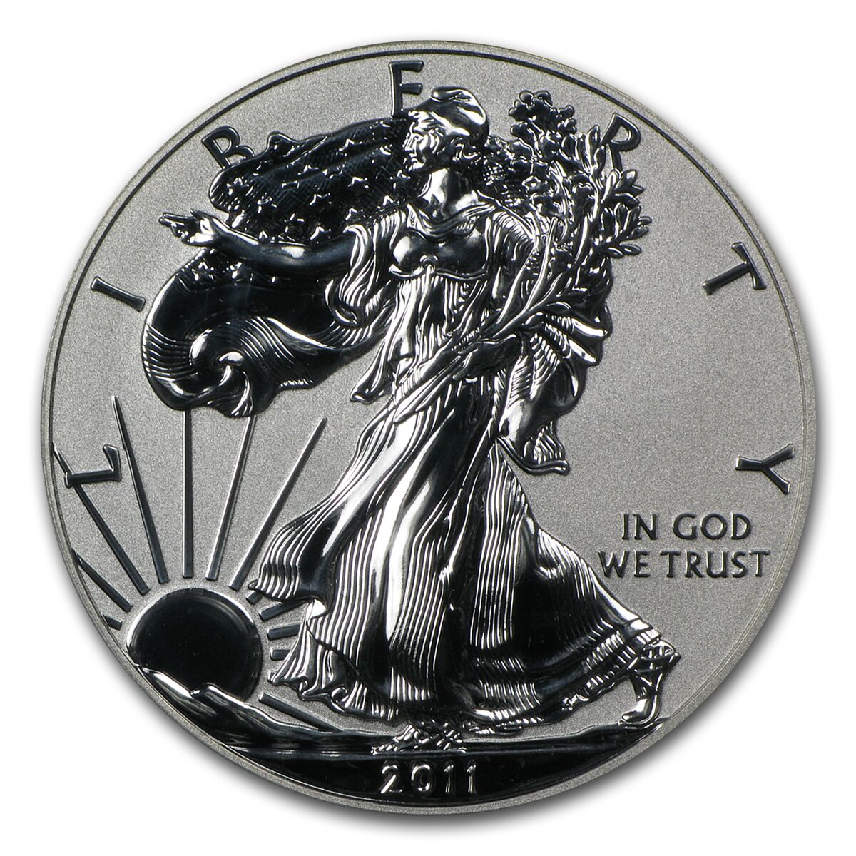 2011-P Reverse Proof Silver Eagle PR-69 PCGS (FS, Blue Label)