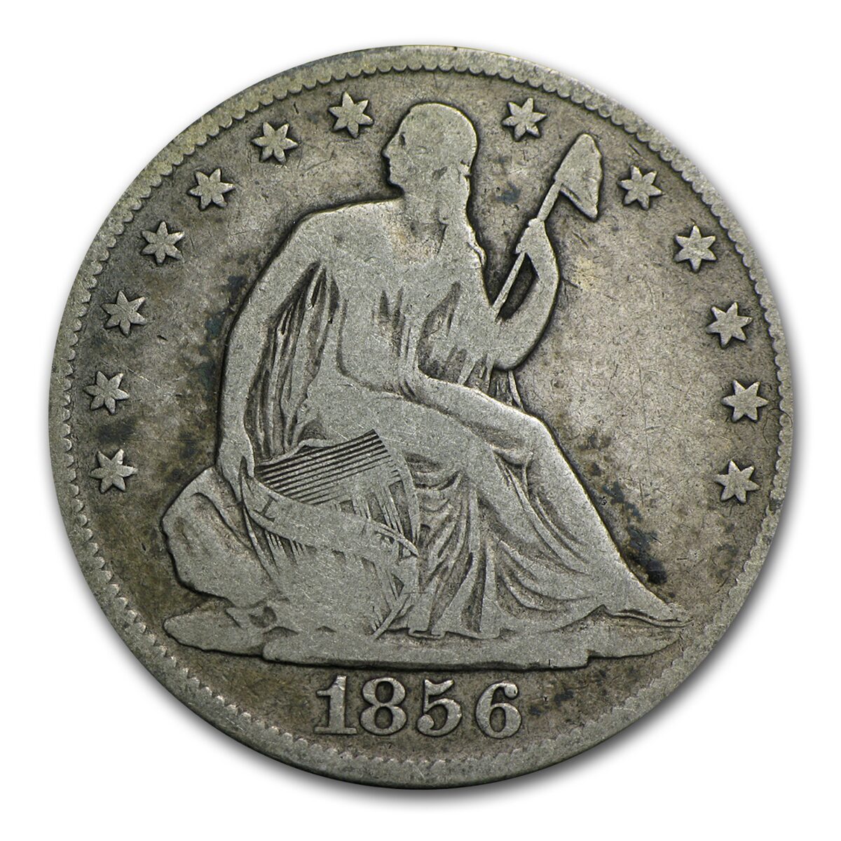 1856-O Liberty Seated Half Dollar Good