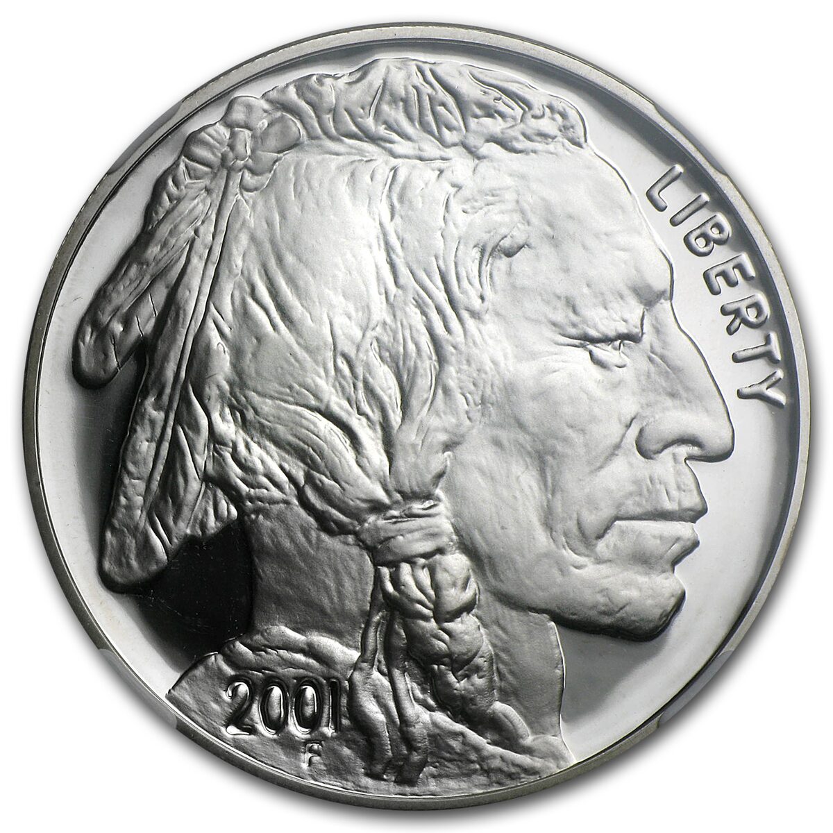 2001-P Buffalo $1 Silver Commem PF-70 NGC