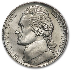 1994-D Jefferson Nickel BU