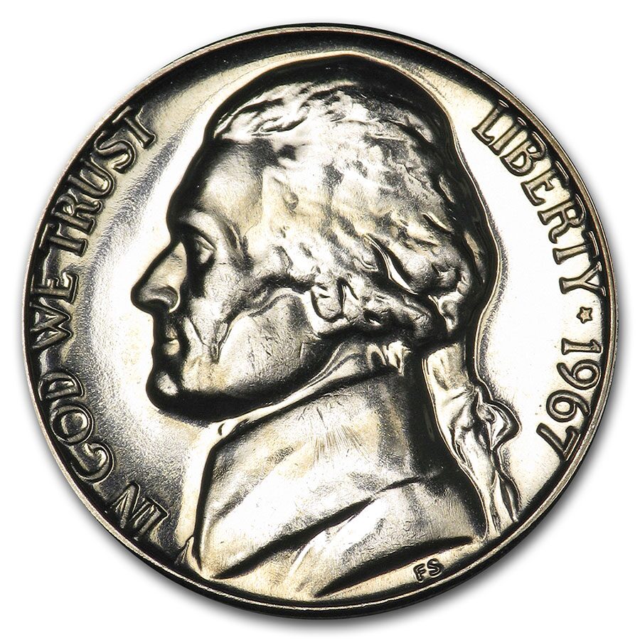 1967 Jefferson Nickel SMS