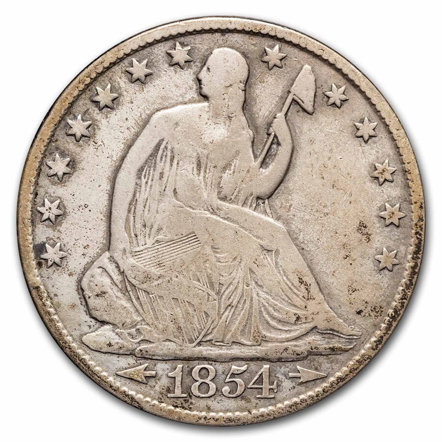 1854-O Liberty Seated Half Dollar VG