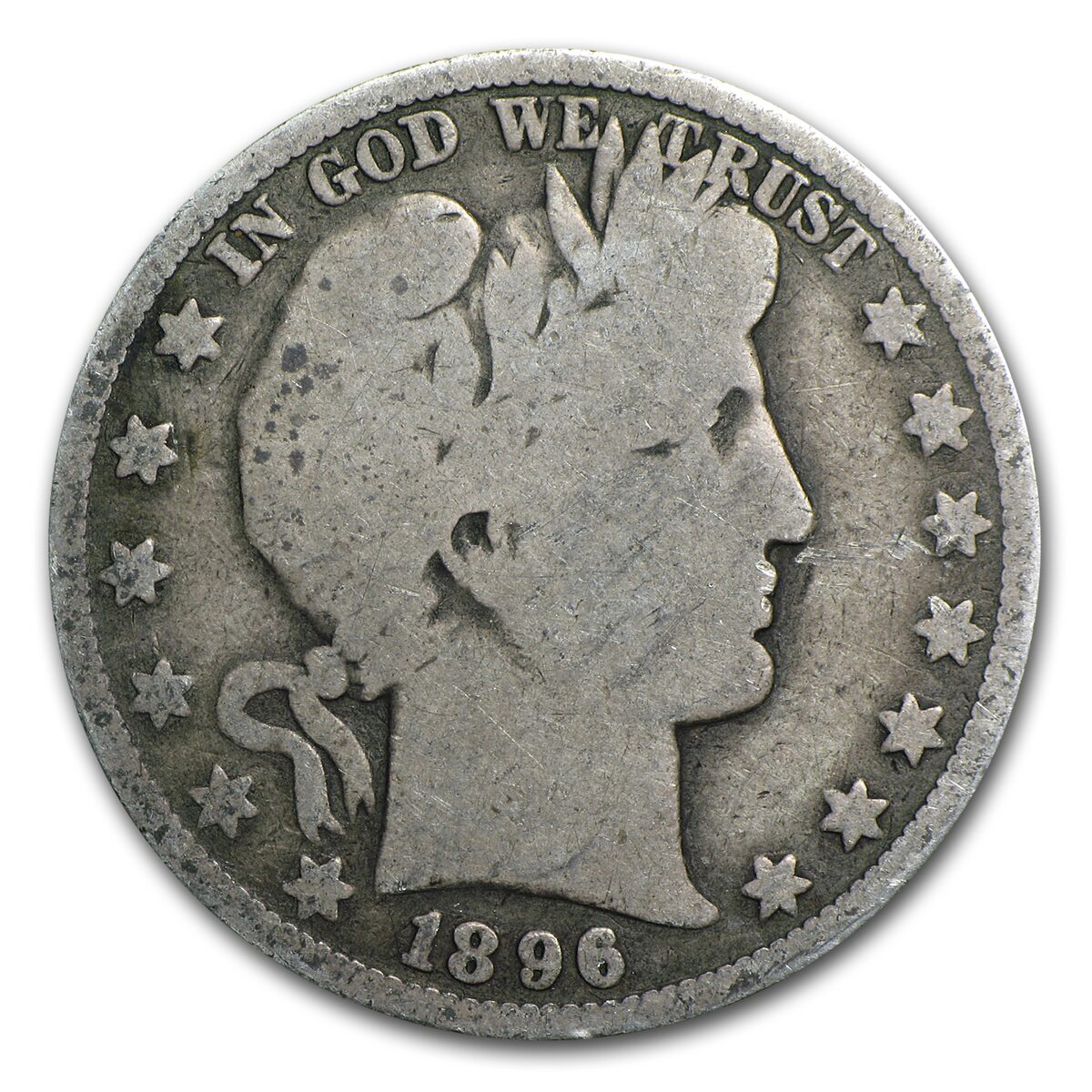 1896-O Barber Half Dollar Good