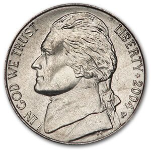 2004-P Peace Medal Nickel BU