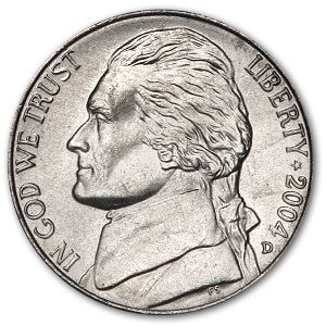 2004-D Keelboat Nickel BU