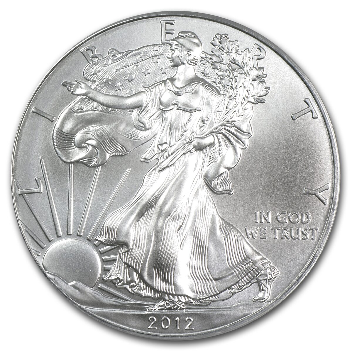 2012 (W) American Silver Eagle MS-70 PCGS (FirstStrike®)