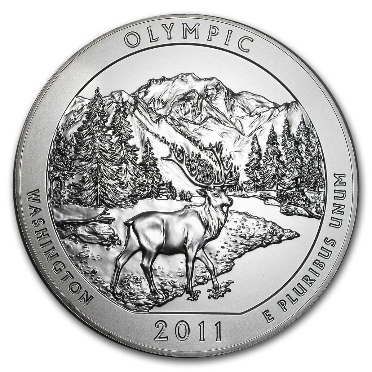 2011-P 5 oz Silver ATB Olympic (w/Box & COA)