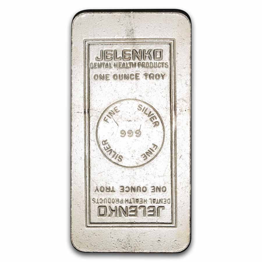 1 oz Silver Bar - Jelenko