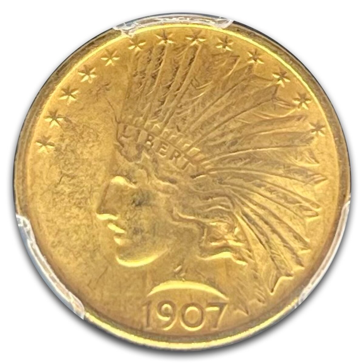 1907 $10 Indian Gold Eagle MS-64 PCGS