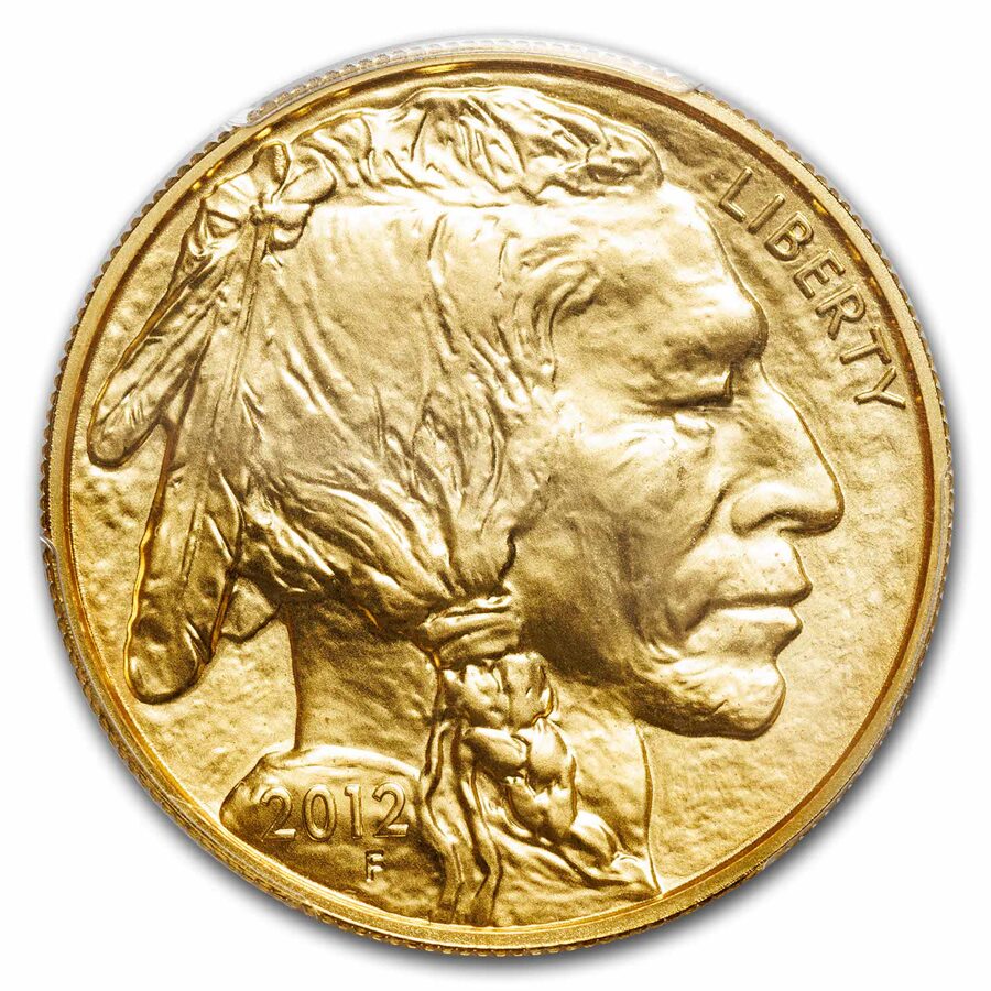 2012 1 oz Gold Buffalo MS-70 PCGS (Black Diamond)