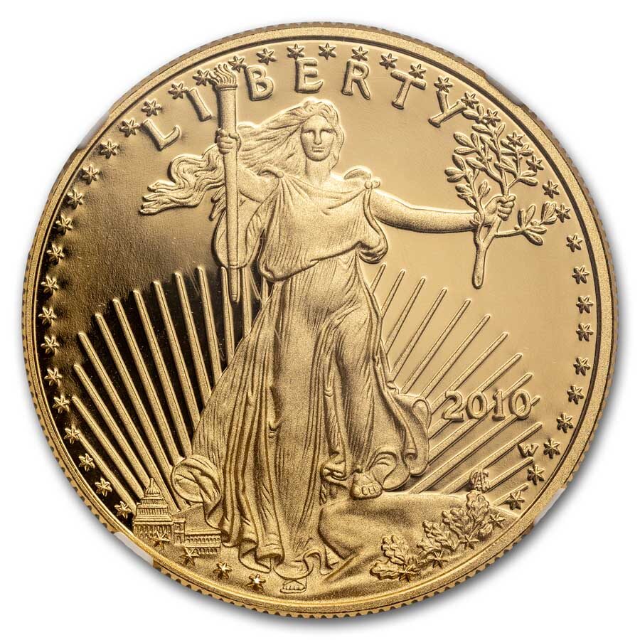 2010-W 1 oz Proof American Gold Eagle PF-70 UCAM NGC