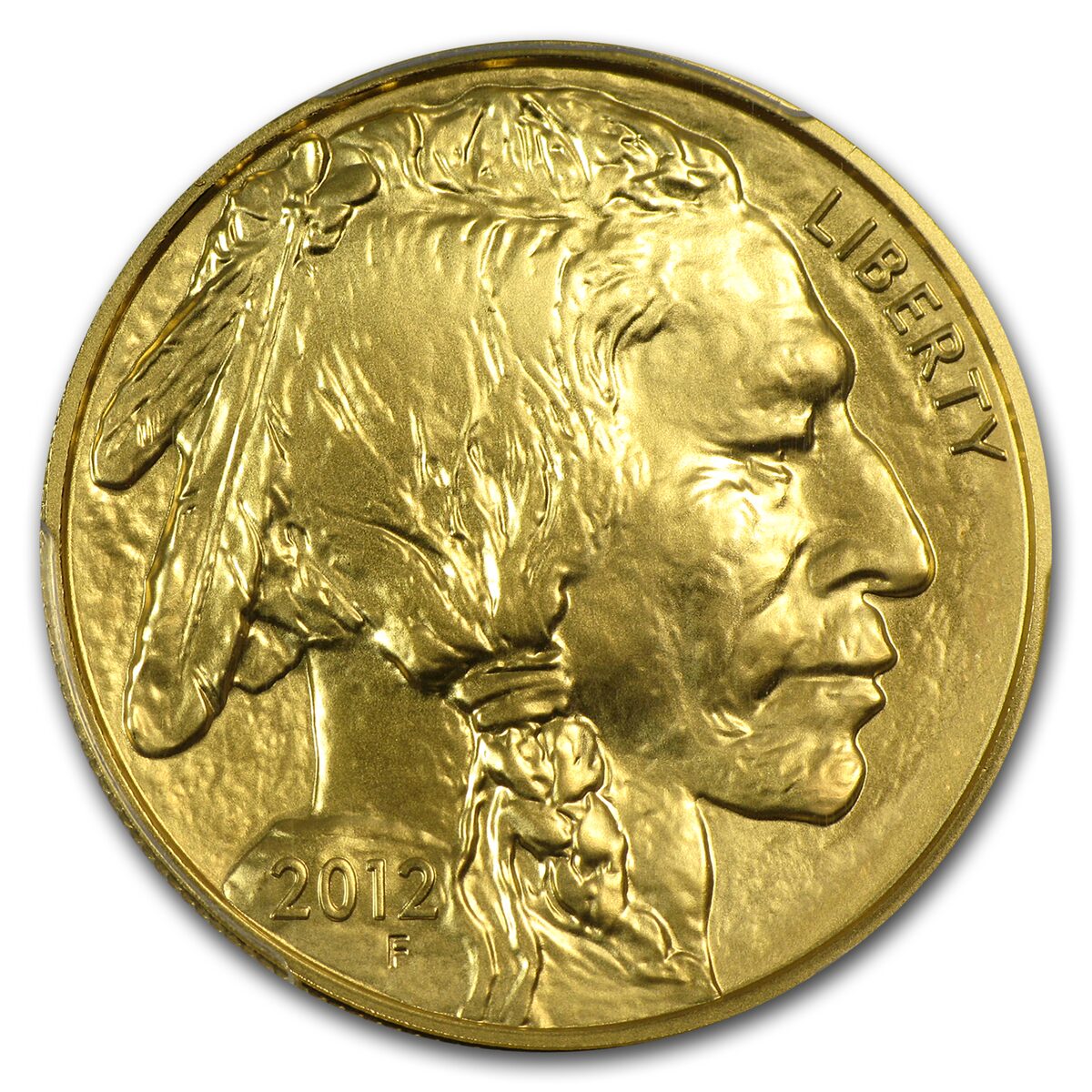 2012 1 oz Gold Buffalo MS-70 PCGS (FS, Black Diamond)
