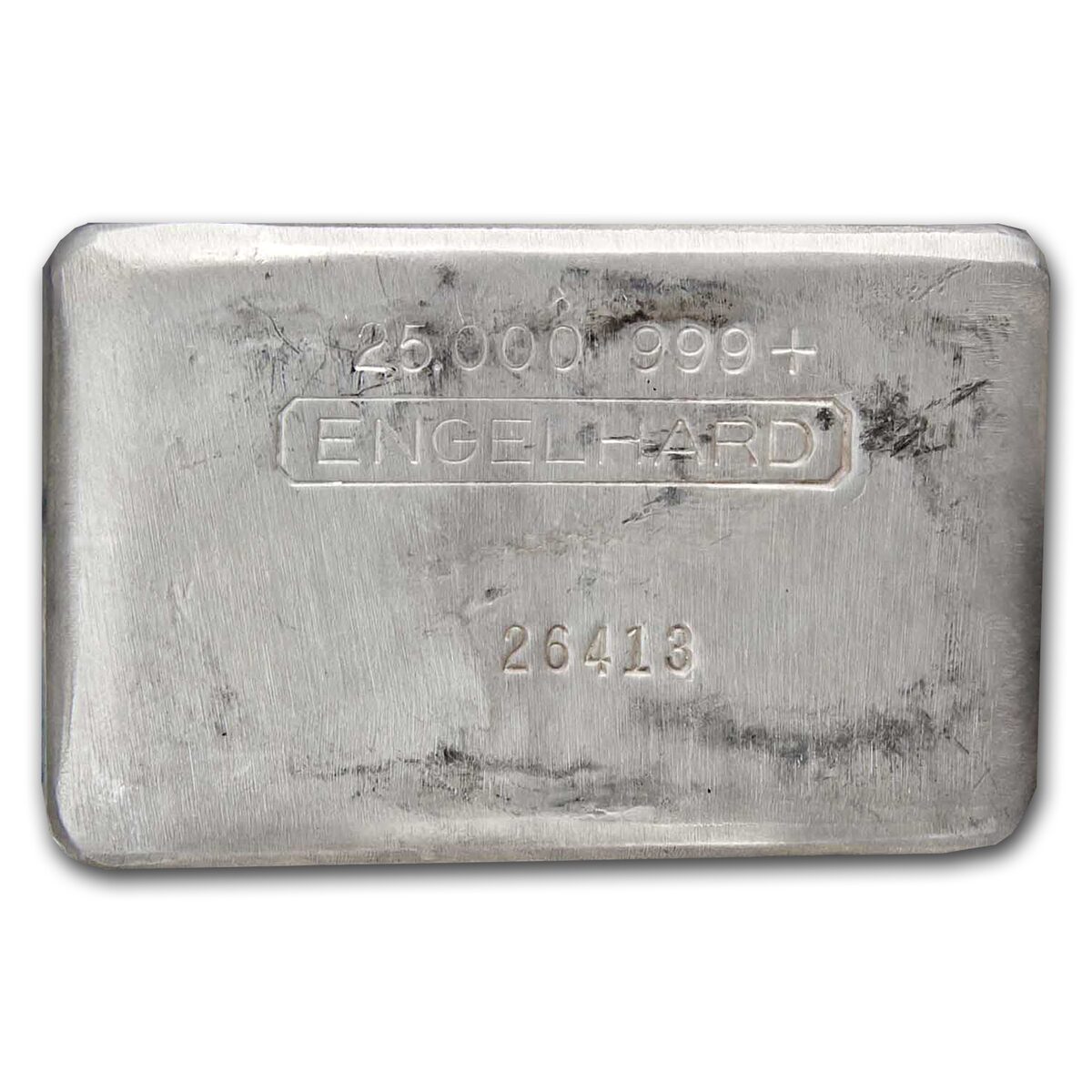 25 oz Silver Bar - Engelhard (1st series, Cast)