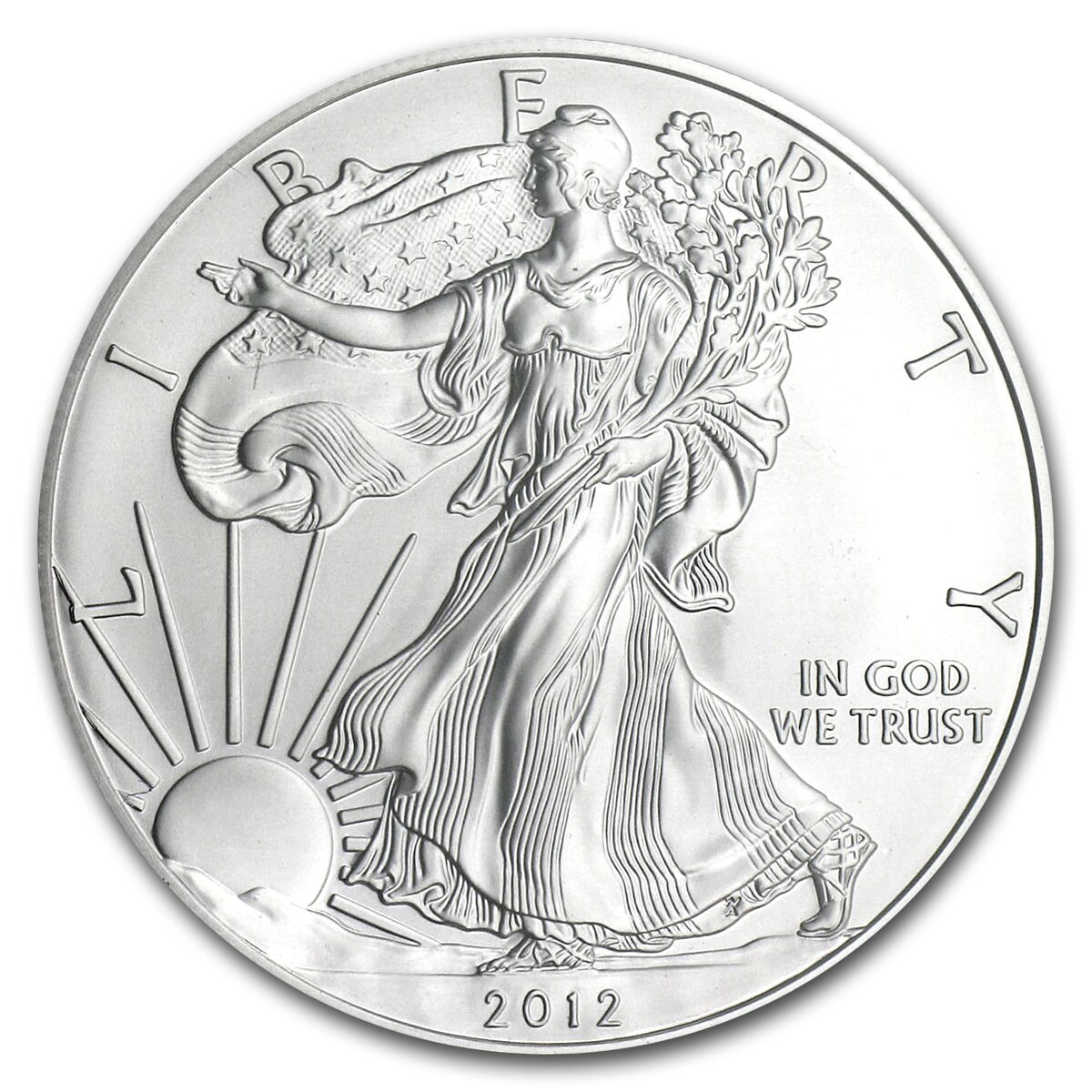 2012 (S) American Silver Eagle MS-70 PCGS (FirstStrike®)