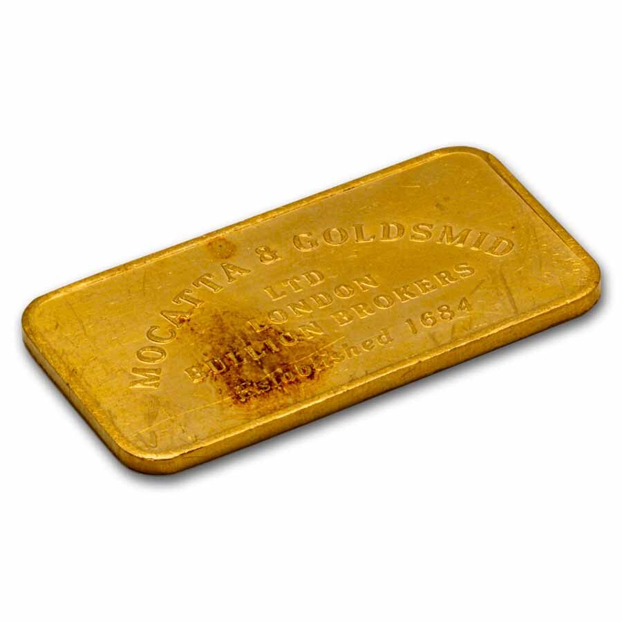 1 oz Gold Bar - Johnson Matthey-London (Mocatta & Goldsmid LTD)