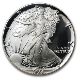 1986-S Proof American Silver Eagle PF-69 NGC (First Year)