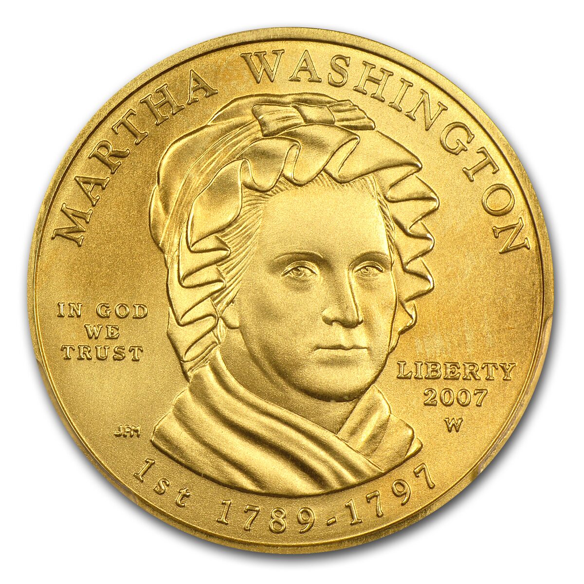 2007-W 1/2 oz Gold Martha Washington MS-70 PCGS