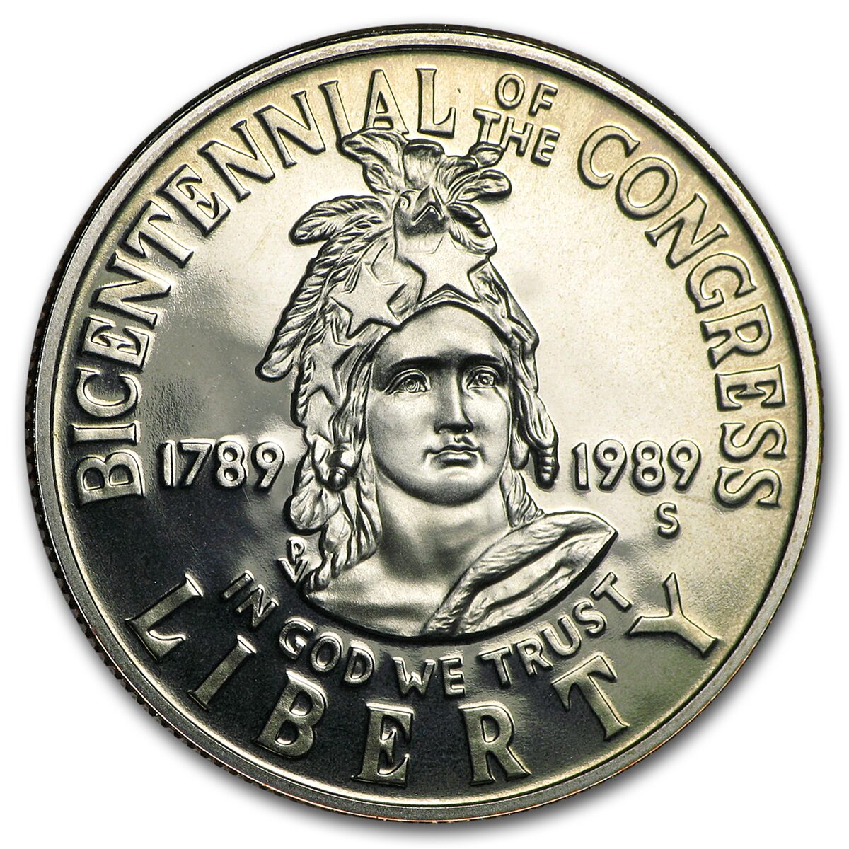 1989-S Congressional 1/2 Dollar Clad Commem Proof (w/Box & COA)