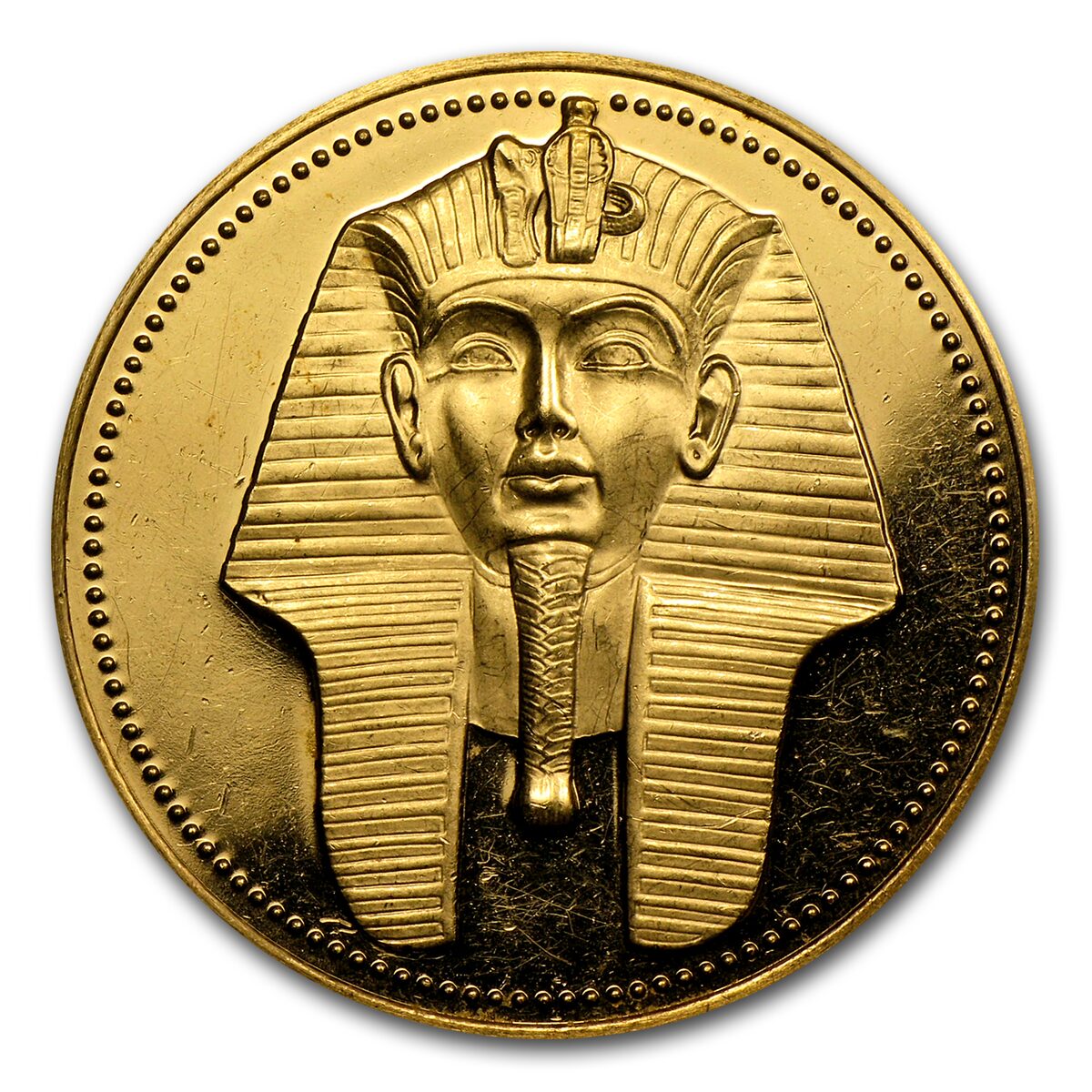 AH1406/1983-1989 Egypt Proof Gold 100 Pound (Random)