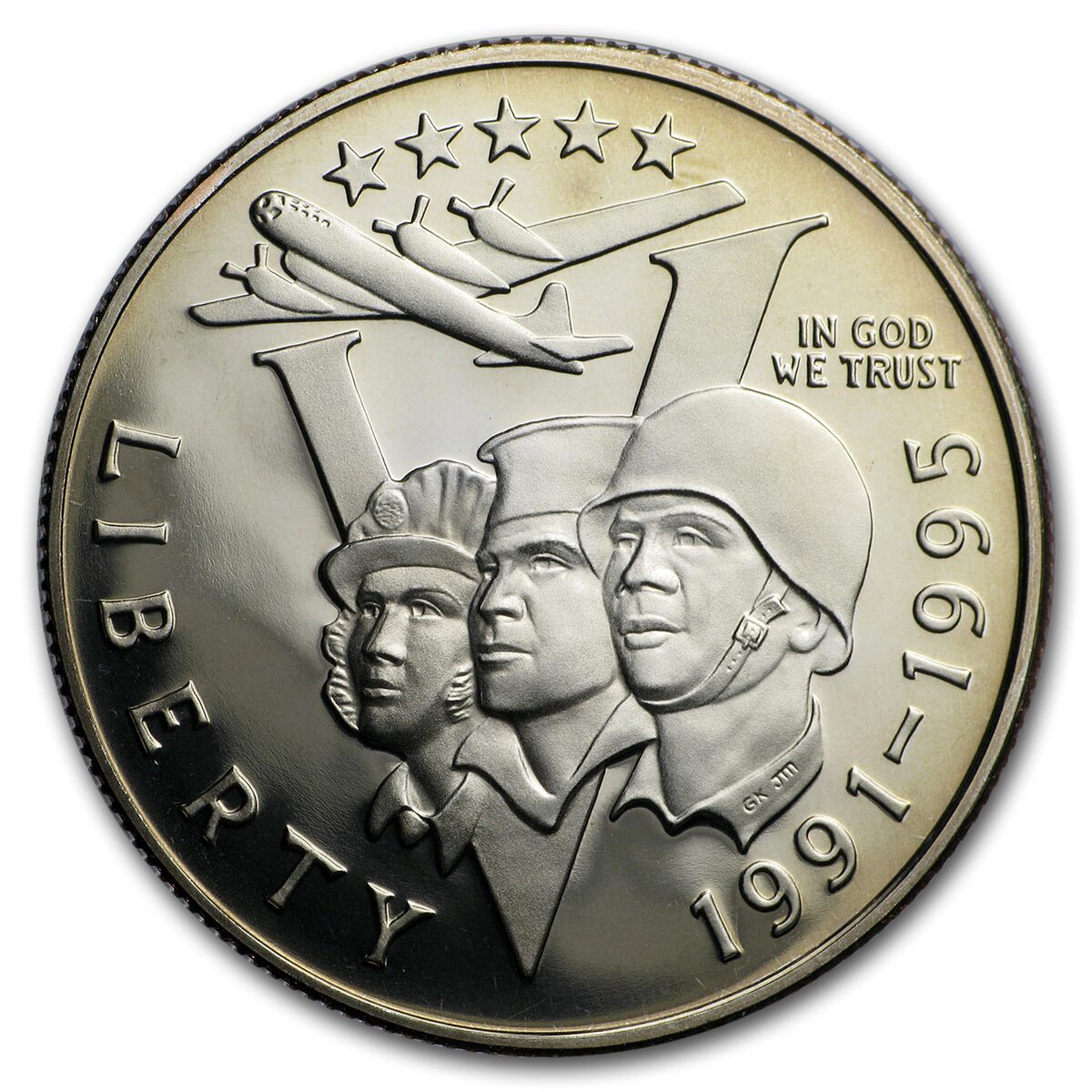 1993-P World War II 1/2 Dollar Clad Commem Proof (w/Box & COA)